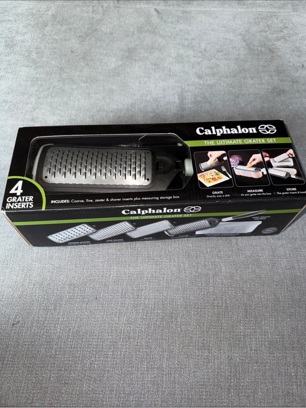 Calphalon Ultimate Grater Set - Coarse, Fine, Zester, & Shave